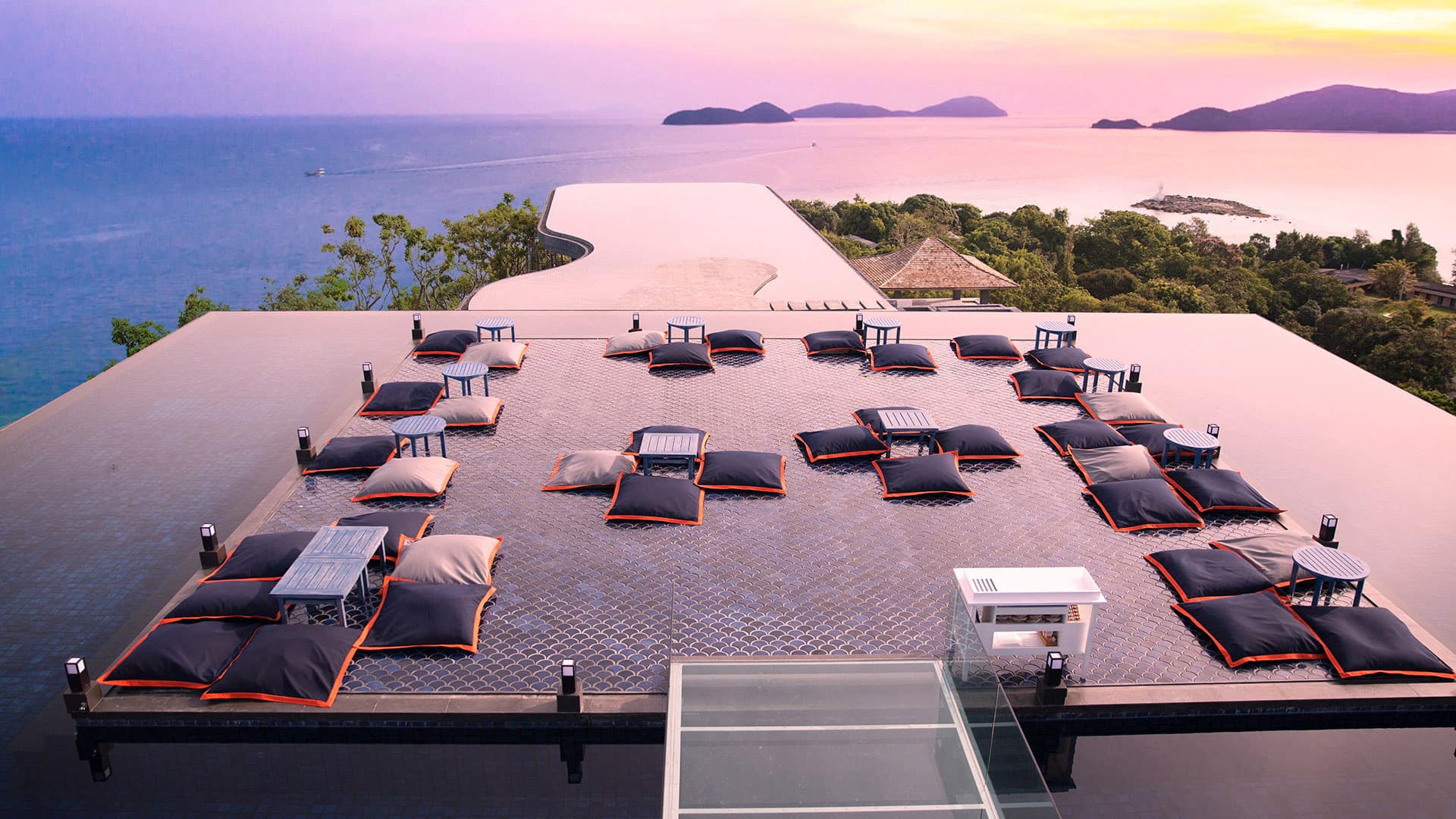 best luxury rooftop phuket baba nest sunset ocean views